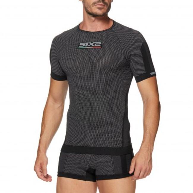 Six2 Maglia Termica Moto Black Carbon Unisex